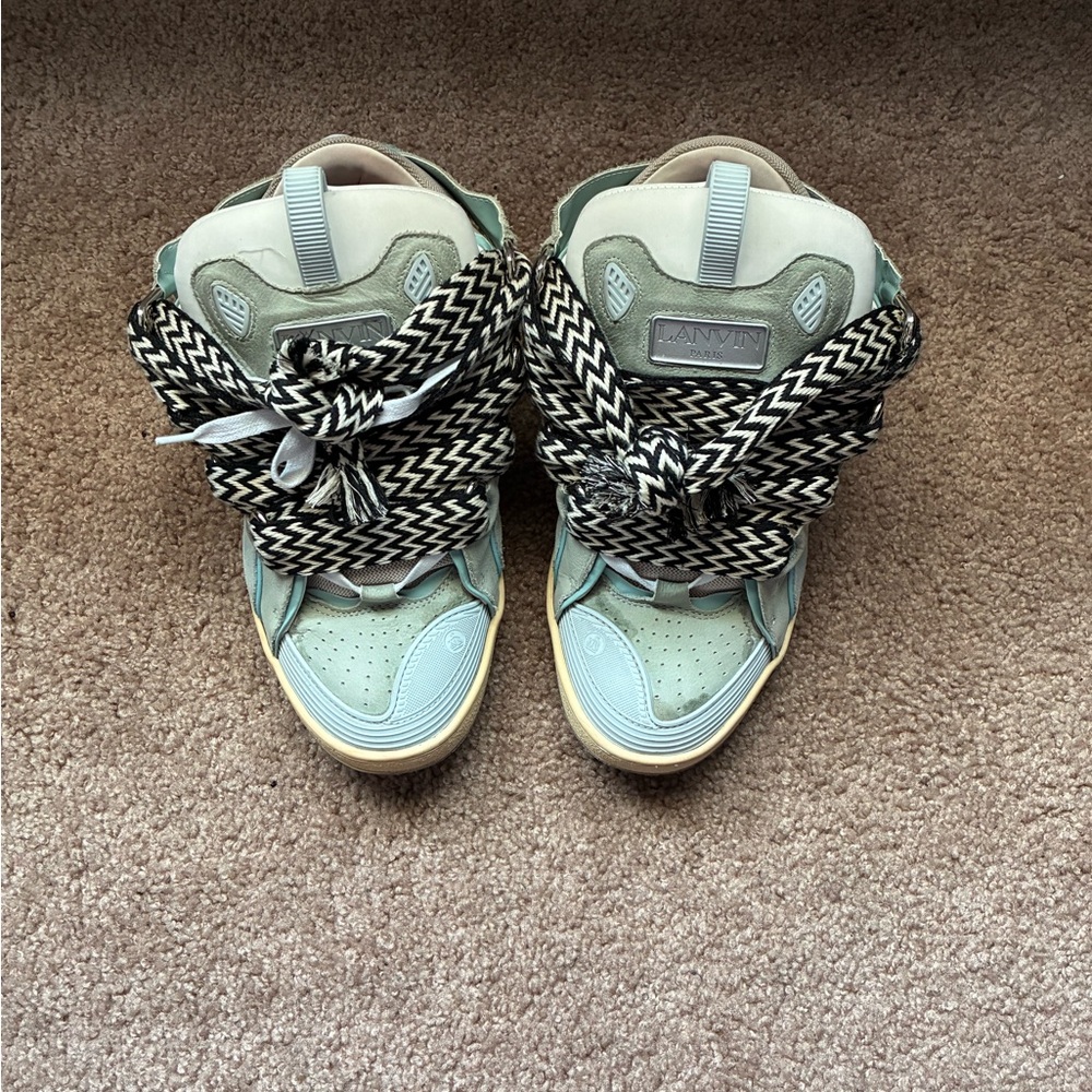 Lanvin Green and Black Sneakers